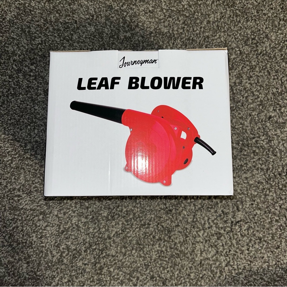 NWT mini red leaf blower